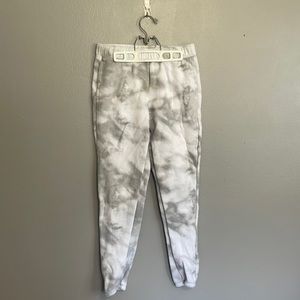 grey and white kids sweatpants